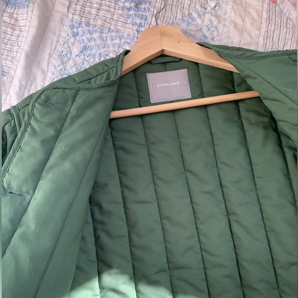 Everlane Green Women’s Cotton Quilted Jacket - Picture 9 of 11